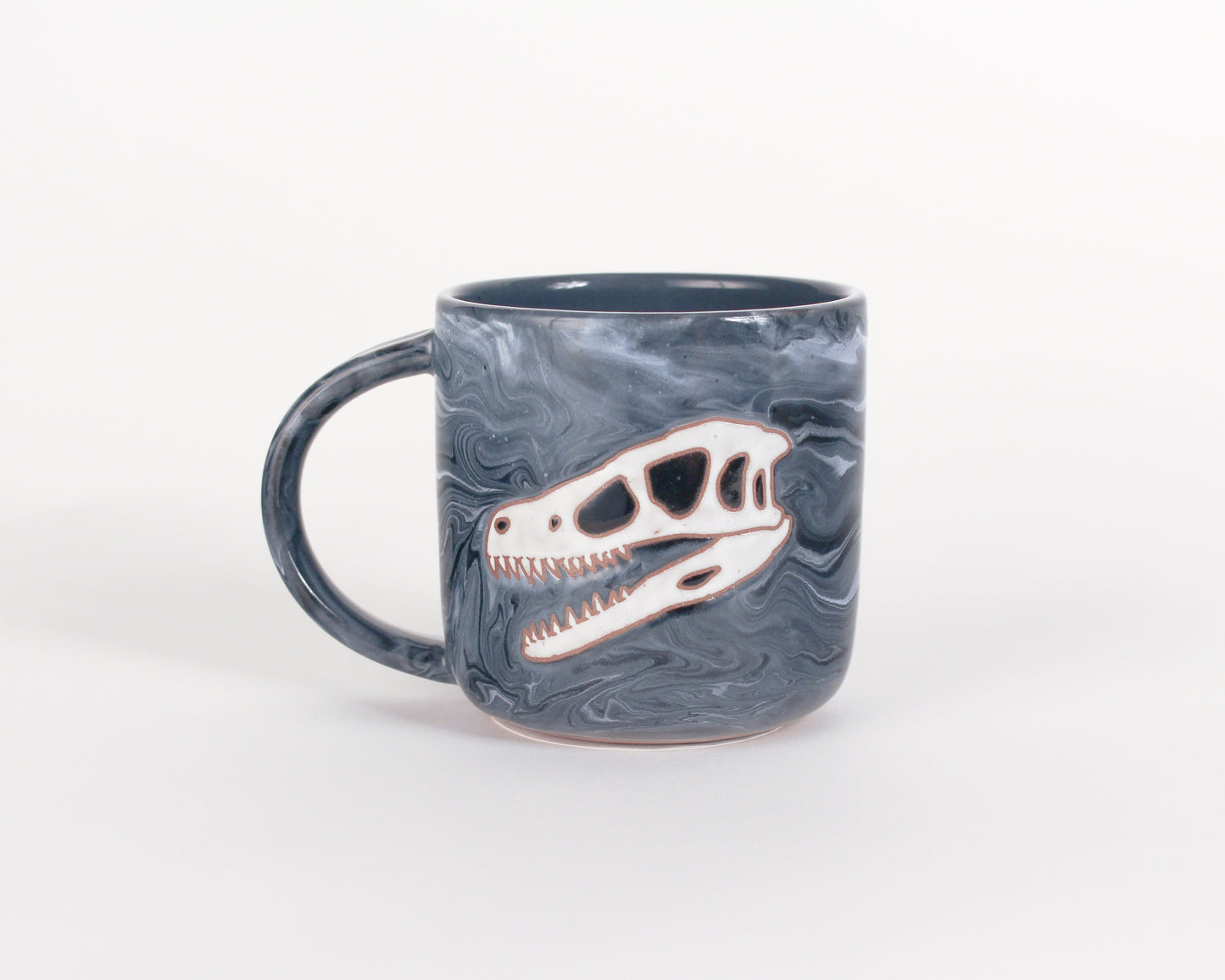 Velociraptor Skull Mug