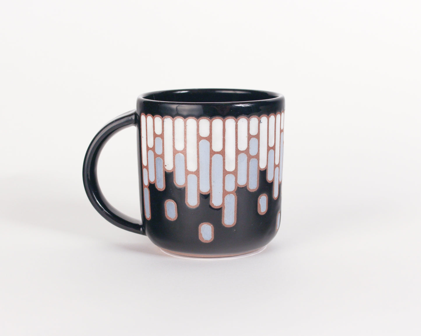 Tiles in Black Mug 1