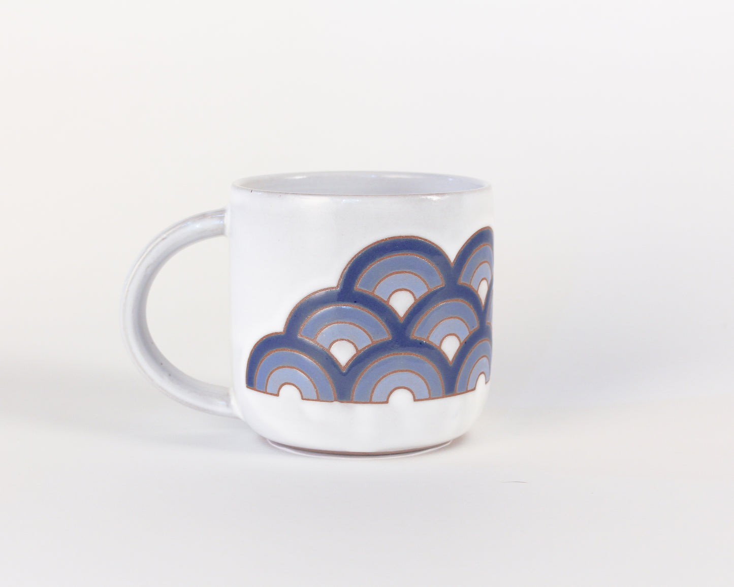 Waves in Blue Mug 1