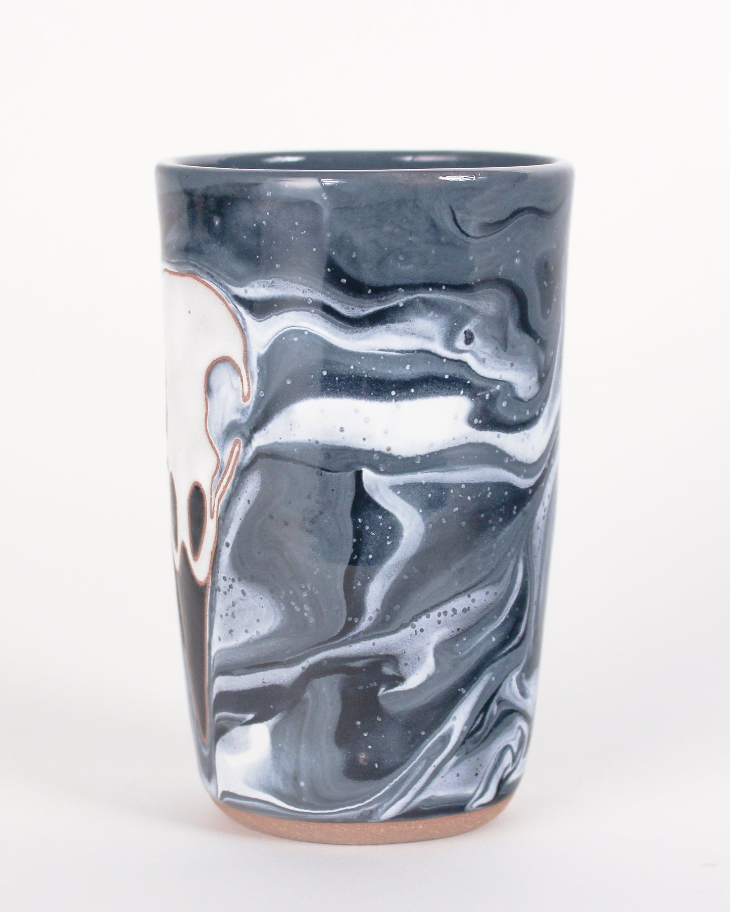 Raven Skull Tumbler
