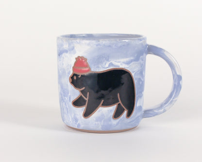 Black Bear in Winter Mug