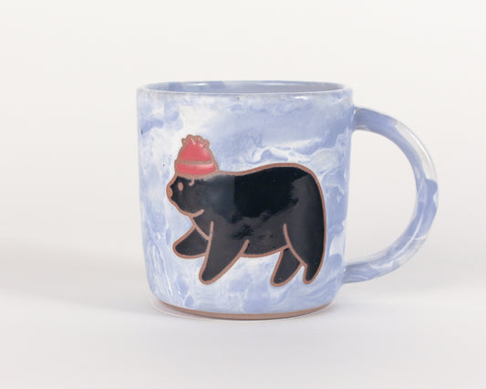 Black Bear in Winter Mug