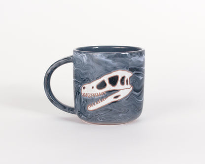 Velociraptor Skull Mug
