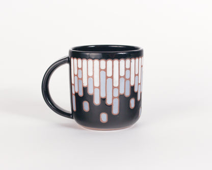 Tiles in Black Mug 1