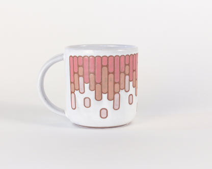 Tiles in Pink Mug 1