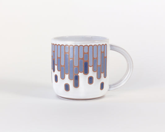 Tiles in Blue Mug