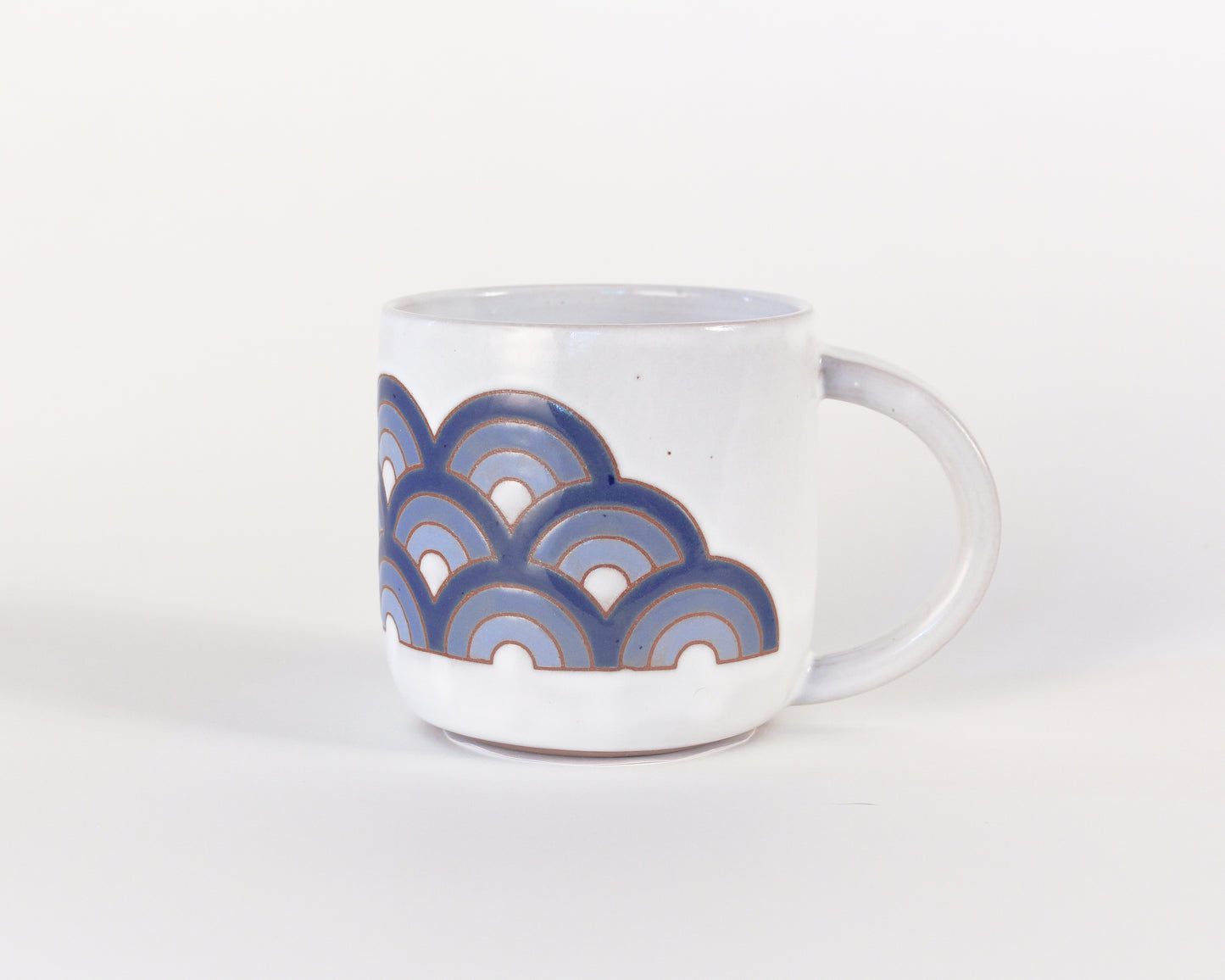 Waves in Blue Mug 1