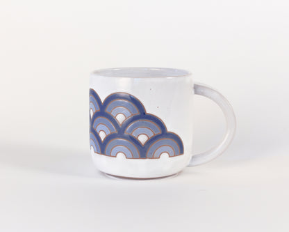 Waves in Blue Mug 1