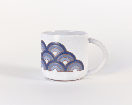 Waves in Blue Mug 1