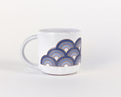 Waves in Blue Mug 1