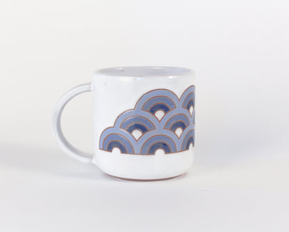 Waves in Blue Mug 2