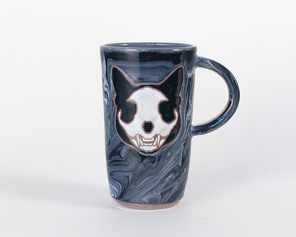 Cat Skull Travel Mug