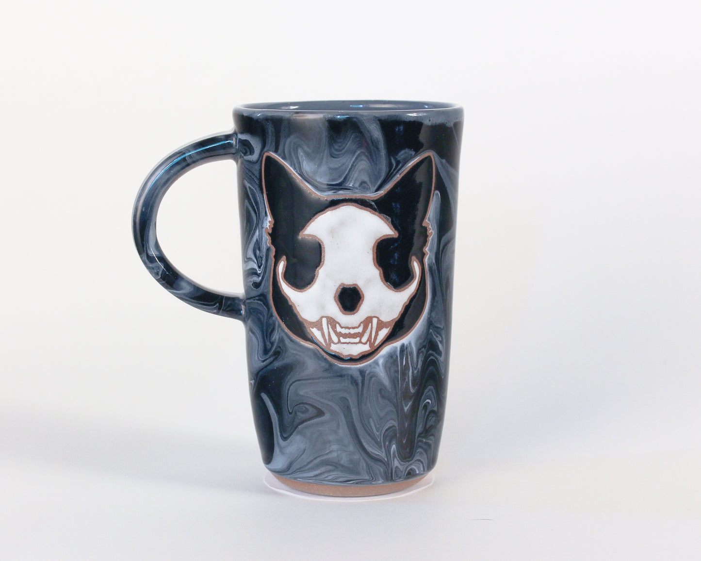Cat Skull Travel Mug