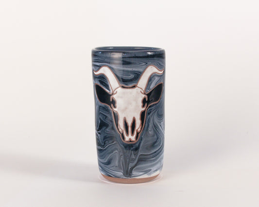 Goat Skull Tumbler