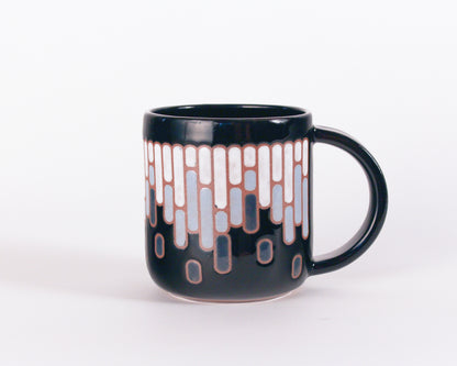 Tiles in Black Mug 2