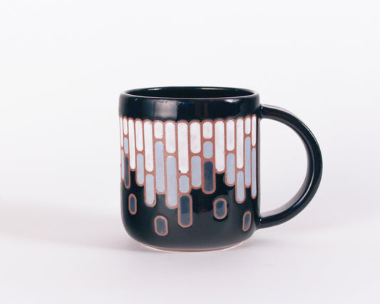 Tiles in Black Mug 2