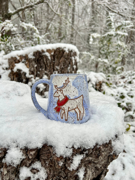 Reindeer in Winter Mug