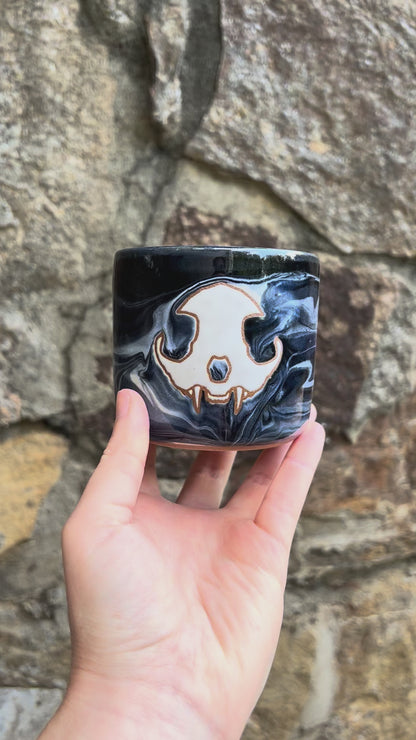Cat Skull Small Cup